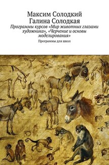Программы курсов «Мир животных глазами художника», «Черчение и основы моделирования» - Максим Борисович Солодкий, Галина Солодкая