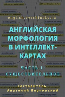 Английская морфология в интеллект-картах. Часть 1: существительное - Анатолий Верчинский