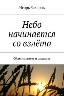 Небо начинается со взлёта. Сборник стихов и рассказов - Игорь Захаров