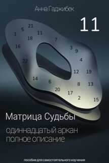 Матрица судьбы. Одиннадцатый аркан. Полное описание - Анна Гаджибек