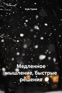 Медленное мышление, быстрые решения - Endy Typical