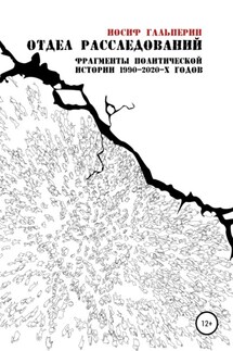 Отдел расследований. Фрагменты политической истории 1990-2020-х годов - Иосиф Гальперин