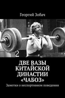 Две вазы китайской династии «Чабоз». Заметки о неспортивном поведении - Георгий Зобач