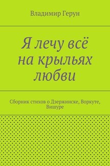 Я лечу всё на крыльях любви. Сборник стихов о Дзержинске, Воркуте, Вишуре - Владимир Герун