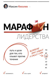 Марафон лидерства. Путь к цели для тех, кто плывет против течения - Максим Киселев