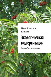 Экологическая модернизация. Серия «Экосоциология» - Иван Кулясов