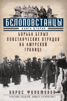 Белоповстанцы. Книга 2. Борьба белых повстанческих отрядов на амурской границе - Борис Филимонов