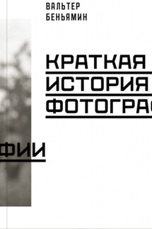 Краткая история фотографии - Вальтер Беньямин