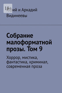 Собрание малоформатной прозы. Том 9. Хоррор, мистика, фантастика, криминал, современная проза - Юрий и Аркадий Видинеевы