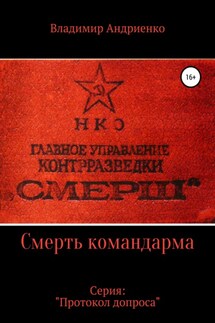 Протокол допроса. Смерть командарма - Владимир Андриенко