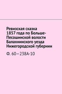 Ревизская сказка 1857 года по Больше-Песошинской волости Балахнинского уезда Нижегородской губернии. Ф. 60—238А-10 - Наталья Козлова