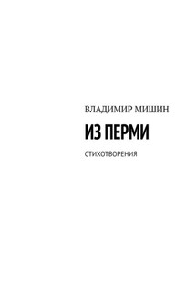 Из Перми. Стихотворения - Владимир Мишин