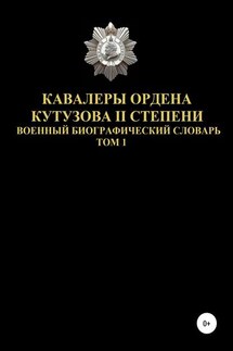 Кавалеры ордена Кутузова II степени. Том 1 - Денис Соловьев