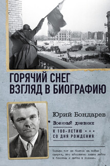 Горячий снег. Взгляд в биографию - Юрий Бондарев