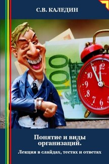 Понятие и виды организаций. Лекция в слайдах, тестах и ответах - Сергей Каледин