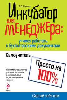 Инкубатор для менеджера: учимся работать с бухгалтерскими документами - Елена Диркова
