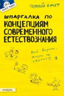 Шпаргалка по концепциям современного естествознания - Коллектив авторов