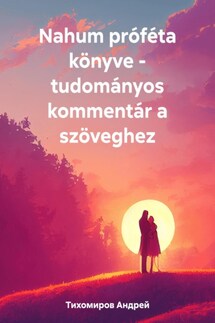 Nahum próféta könyve – tudományos kommentár a szöveghez - Андрей Тихомиров