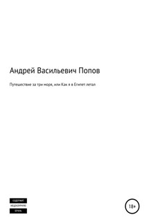 Путешествие за три моря, или Как я в Египет летал - Андрей Попов