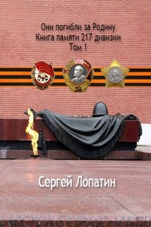 Они погибли за Родину. Книга памяти 217 дивизии. Том 1 - Сергей Лопатин