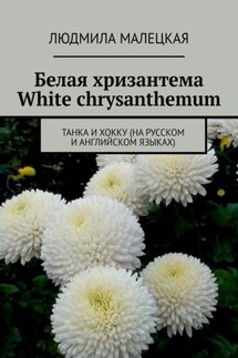 Белая хризантема. White chrysanthemum. Танка и хокку (на русском и английском языках) - Людмила Малецкая