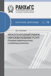 Международный рынок образовательных услуг: основные характеристики и тенденции развития - Виктор Галичин