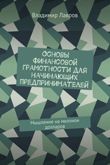 Основы финансовой грамотности для начинающих предпринимателей. Мышление на миллион долларов - Владимир Лавров
