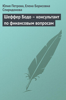 Шеффер Бодо – консультант по финансовым вопросам - Елена Борисовна Спиридонова, Юлия Александровна Петрова