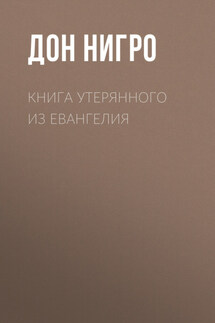 Книга утерянного из Евангелия - Дон Нигро