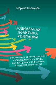 Социальная политика компании. Как увеличить «без сокращения» производительность труда, или Вся правда о социальных программах предприятия - Марина Новикова