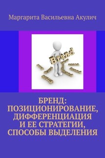 Бренд: позиционирование, дифференциация и ее стратегии, способы выделения - Маргарита Акулич