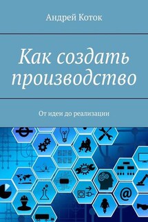 Как создать производство. От идеи до продаж - Андрей Коток