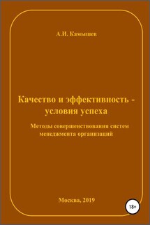 Качество и эффективность – условия успеха. Методы совершенствования систем менеджмента организаций - Александр Камышев