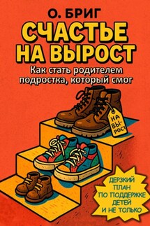 Счастье на вырост. Как стать родителем подростка, который смог. Дерзкий план по поддержке детей и не только - О. Бриг
