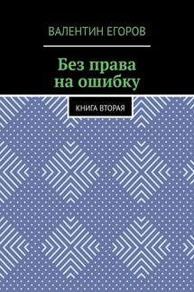 Без права на ошибку. Книга вторая - Валентин Егоров