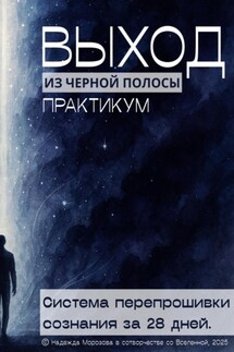 Выход из черной полосы. Практикум. Система перепрошивки сознания за 28 дней - Надежда Морозова