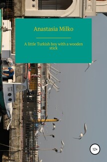 A little Turkish boy with a wooden stick - Anastasia Milko