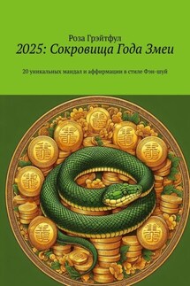 2025: Сокровища года Змеи. 20 уникальных мандал и аффирмации в стиле Фэн-шуй - Роза Грэйтфул