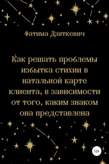 Как решать проблемы избытка стихии в натальной карте клиента, в зависимости от того, каким знаком она представлена - Фатима Дзяткевич