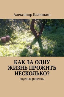 Как за одну жизнь прожить несколько? Вкусные рецепты - Александр Калинкин