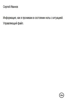 Информация, как я проживаю в состоянии ноль с ситуацией. Управляющий файл - Сергей Иванов