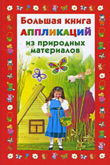 Большая книга аппликаций из природных материалов - Наталия Дубровская