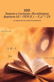 Энергия и системы: исследование формулы ΔE = 19ΣΨ (E_i – E_j) ² / ΣN. От энергетики до свойств материалов - ИВВ