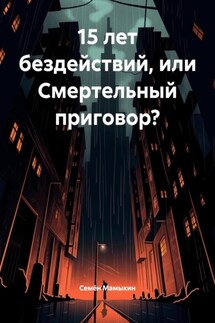 15 лет бездействий, или Смертельный приговор? - Семён Мамыкин