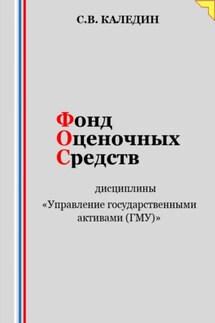 Фонд оценочных средств дисциплины «Управление государственными активами (ГМУ)» - Сергей Каледин