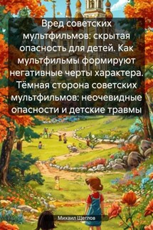 Вред советских мультфильмов: скрытая опасность для детей. Как мультфильмы формируют негативные черты характера. Тёмная сторона советских мультфильмов: неочевидные опасности и детские травмы - Михаил Щеглов