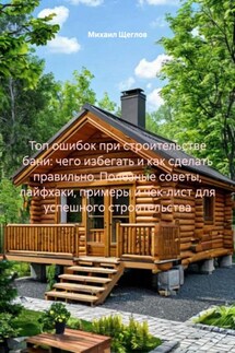 Топ ошибок при строительстве бани: чего избегать и как сделать правильно. Полезные советы, лайфхаки, примеры и чек-лист для успешного строительства - Михаил Щеглов