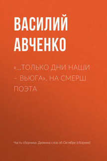 «…Только дни наши – вьюга». На СМЕРШ поэта - Василий Авченко